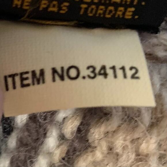 Vintage Eddie Bauer Women's Snowflake Holiday Sweater Size L Wool Office Party - Picture 9 of 9